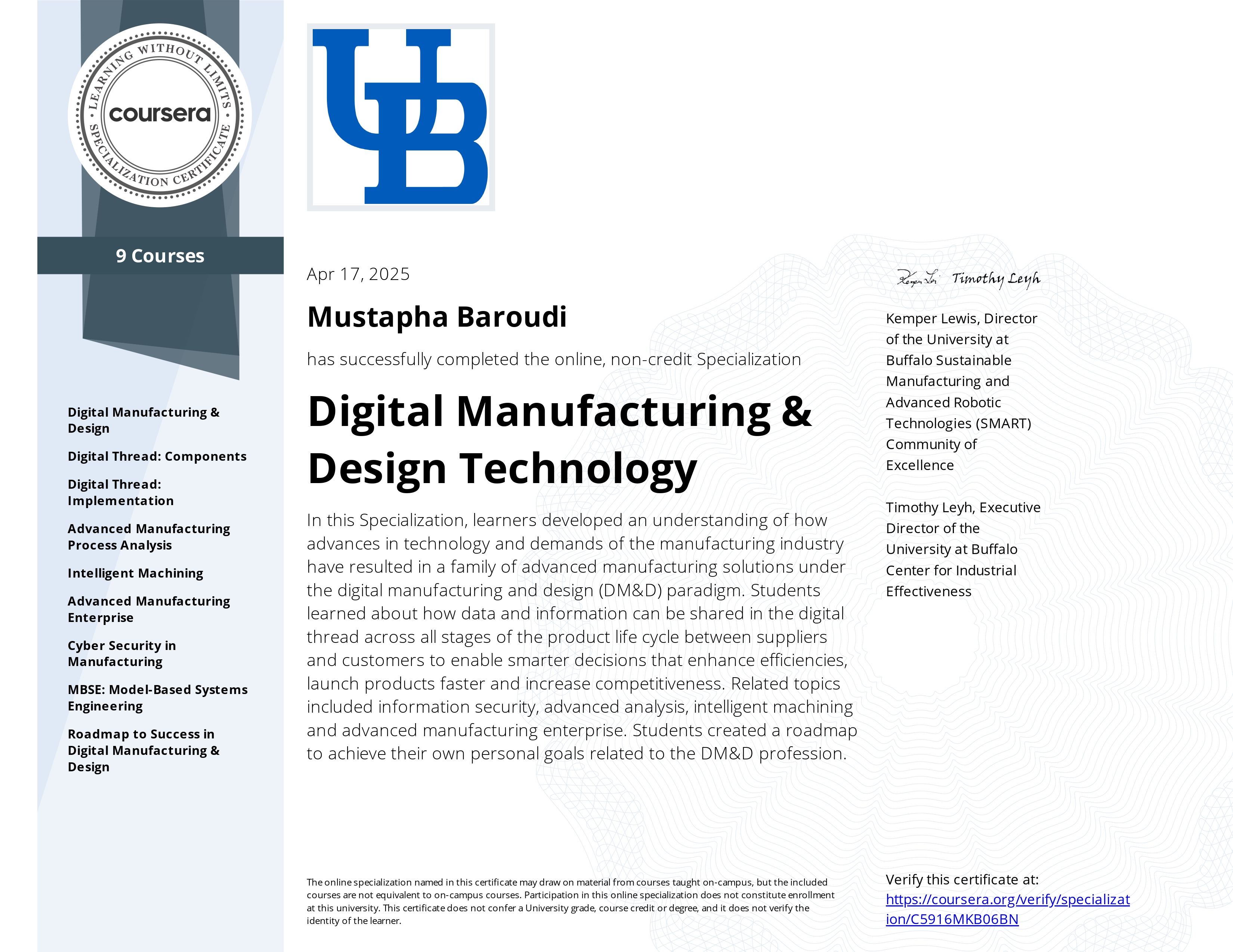 Digital Manufacturing & Design
